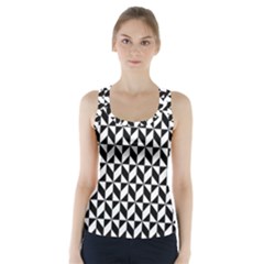 Pattern Racer Back Sports Top