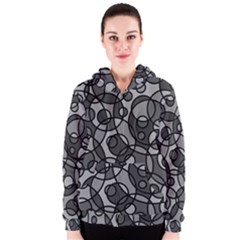 Pattern Women s Zipper Hoodie by Valentinaart