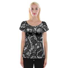 Pattern Women s Cap Sleeve Top