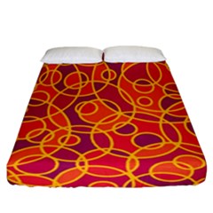 Pattern Fitted Sheet (california King Size)