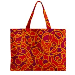 Pattern Zipper Mini Tote Bag