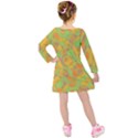 Pattern Kids  Long Sleeve Velvet Dress View2