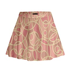 Pattern Mini Flare Skirt