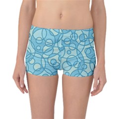 Pattern Boyleg Bikini Bottoms