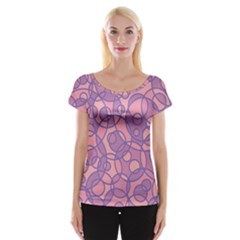 Pattern Women s Cap Sleeve Top