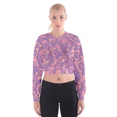 Pattern Women s Cropped Sweatshirt