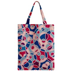 Pattern Zipper Classic Tote Bag