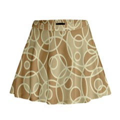 Pattern Mini Flare Skirt