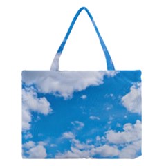 Sky Blue Clouds Nature Amazing Medium Tote Bag