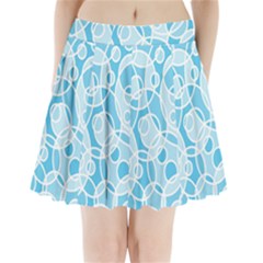 Pattern Pleated Mini Skirt