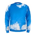 Sky Clouds Blue White Weather Air Men s Sweatshirt View1