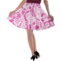 Pattern A-line Skater Skirt View2