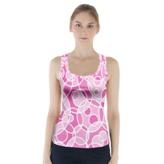 Pattern Racer Back Sports Top