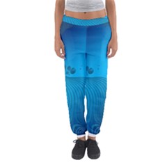 Fractals Lines Wave Pattern Women s Jogger Sweatpants