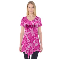 Pattern Short Sleeve Tunic 