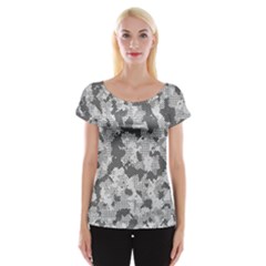 Camouflage Patterns  Women s Cap Sleeve Top