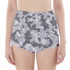 Camouflage Patterns  High-waisted Bikini Bottoms by Simbadda