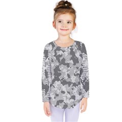 Camouflage Patterns  Kids  Long Sleeve Tee