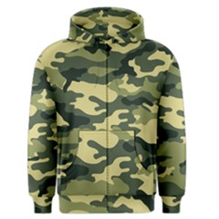 Camouflage Camo Pattern Men s Zipper Hoodie by Simbadda