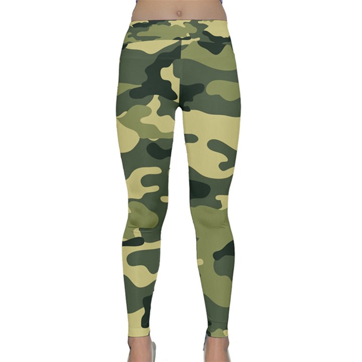 Camouflage Camo Pattern Classic Yoga Leggings