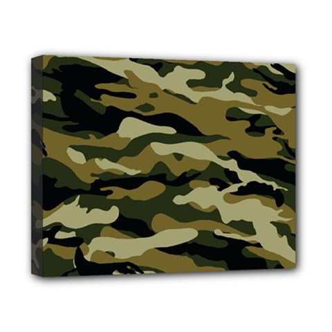 Military Vector Pattern Texture Canvas 10  X 8  by Simbadda