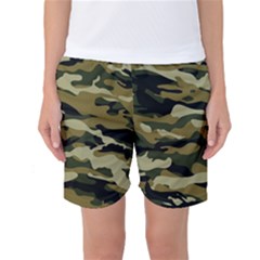 Military Vector Pattern Texture Women s Basketball Shorts