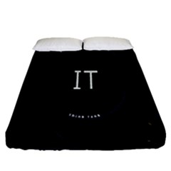 This Is An It Logo Fitted Sheet (queen Size)