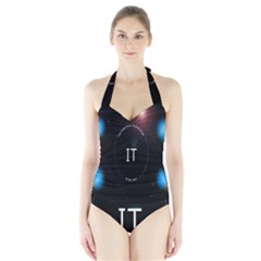 This Is An It Logo Halter Swimsuit by Simbadda