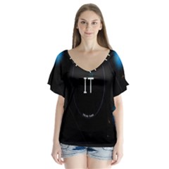 This Is An It Logo Flutter Sleeve Top