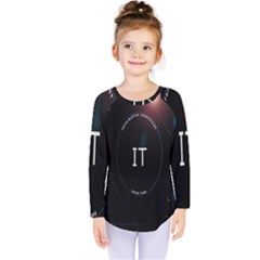 This Is An It Logo Kids  Long Sleeve Tee