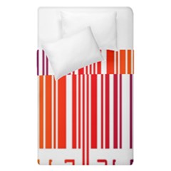 Colorful Gradient Barcode Duvet Cover Double Side (single Size)