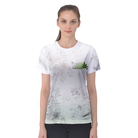 Cannabis Women s Sport Mesh Tee by PattyVilleDesigns