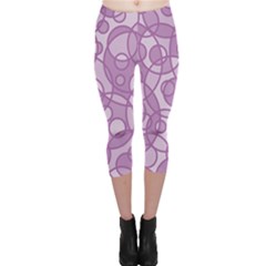 Pattern Capri Leggings  by Valentinaart