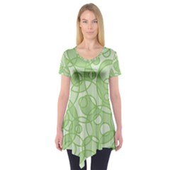 Pattern Short Sleeve Tunic 