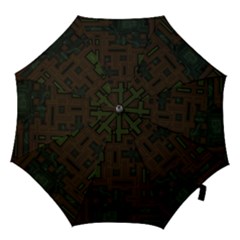 Circuit Board A Completely Seamless Background Design Hook Handle Umbrellas (large)