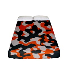 Camouflage Texture Patterns Fitted Sheet (full/ Double Size)