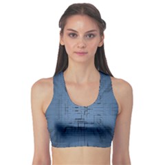 Zoom Digital Background Sports Bra by Simbadda