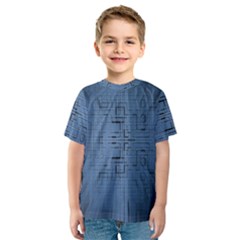 Zoom Digital Background Kids  Sport Mesh Tee