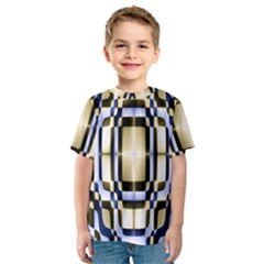 Colorful Seamless Pattern Vibrant Pattern Kids  Sport Mesh Tee