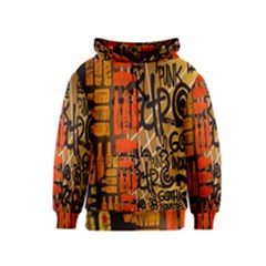 Graffiti Bottle Art Kids  Zipper Hoodie by Simbadda