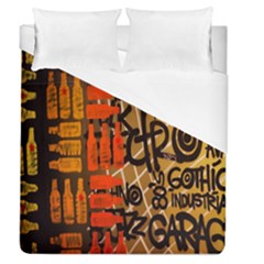 Graffiti Bottle Art Duvet Cover (queen Size)