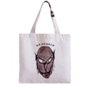 Scary Vampire Drawing Zipper Grocery Tote Bag View1