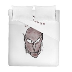 Scary Vampire Drawing Duvet Cover Double Side (full/ Double Size) by dflcprints