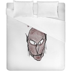 Scary Vampire Drawing Duvet Cover Double Side (california King Size) by dflcprints