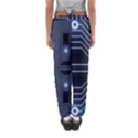 A Completely Seamless Tile Able Techy Circuit Background Women s Jogger Sweatpants View2