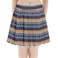 Seamless Abstract Elegant Background Pattern Pleated Mini Skirt