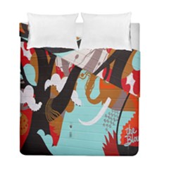 Colorful Graffiti In Amsterdam Duvet Cover Double Side (full/ Double Size)