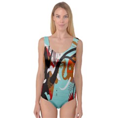 Colorful Graffiti In Amsterdam Princess Tank Leotard  by Simbadda