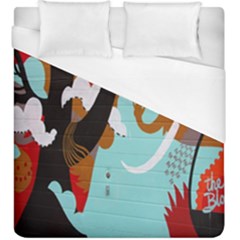 Colorful Graffiti In Amsterdam Duvet Cover (king Size)