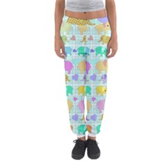 Cute Elephants  Women s Jogger Sweatpants